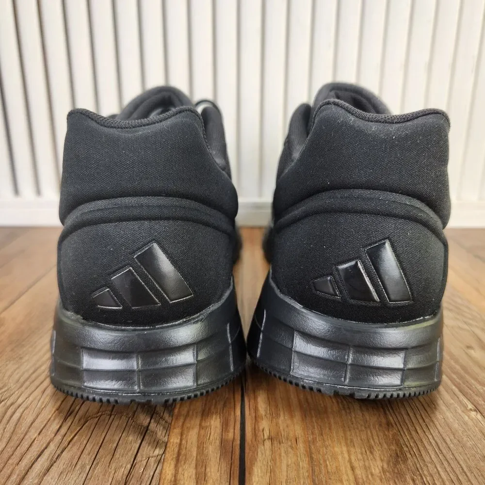 Adidas Duramo 10 Running Shoes Mens Size 10.5 Triple Black Gym Sneakers GW8342